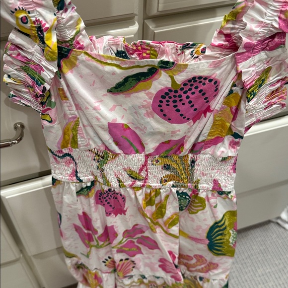 Banjanan Pink Floral Maxi Dress - Picture 3 of 5